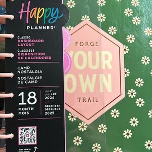 Happy Planner 18 Month Planner July 2024-December 2025. Dashboard layout. NWT